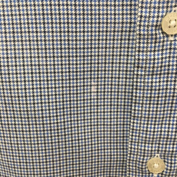 Vintage Polo Golf Ralph Lauren blue houndsooth button down Large - Picture 8 of 16
